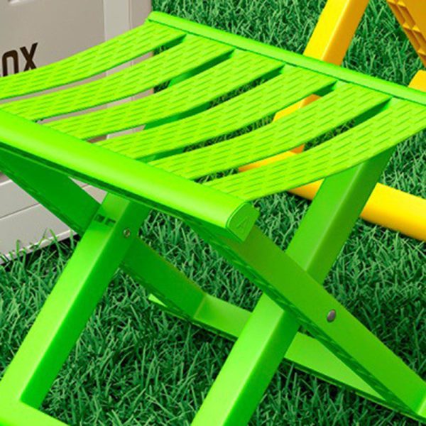 Contemporary Industrial PP TPE Square Foldable Camping Low Stool Portable For Outdoor And Living Room - Image 10