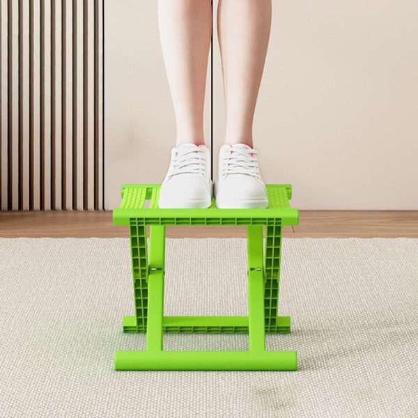 Contemporary Industrial PP TPE Square Foldable Camping Low Stool Portable For Outdoor And Living Room - Image 13