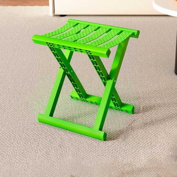 Contemporary Industrial PP TPE Square Foldable Camping Low Stool Portable For Outdoor And Living Room - Image 17