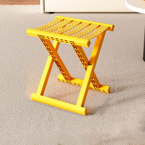 Contemporary Industrial PP TPE Square Foldable Camping Low Stool Portable For Outdoor And Living Room - Image 18
