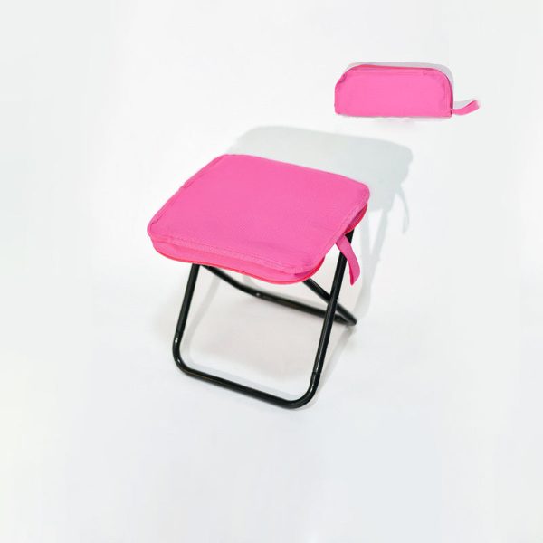 Modern Simplicity Oxford Fabric Carbon Steel Square Pocket Camping Low Stool With Foldable Design For Outdoor Patio - Image 10