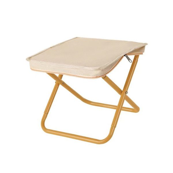 Modern Simplicity Oxford Fabric Carbon Steel Square Pocket Camping Low Stool With Foldable Design For Outdoor Patio - Image 17