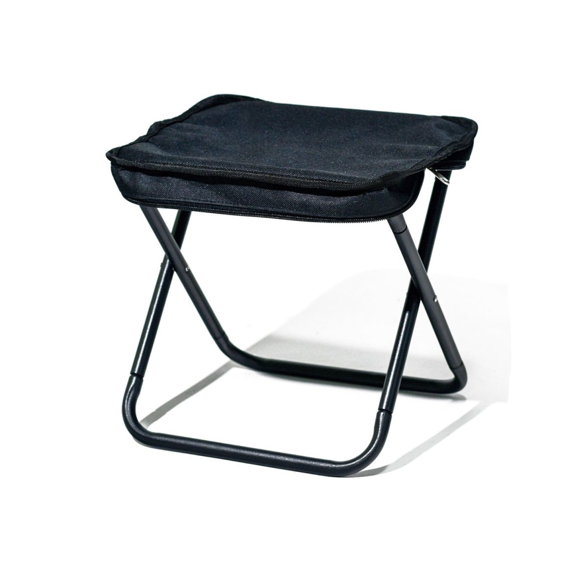 Modern Simplicity Oxford Fabric Carbon Steel Square Pocket Camping Low Stool With Foldable Design For Outdoor Patio - Image 18