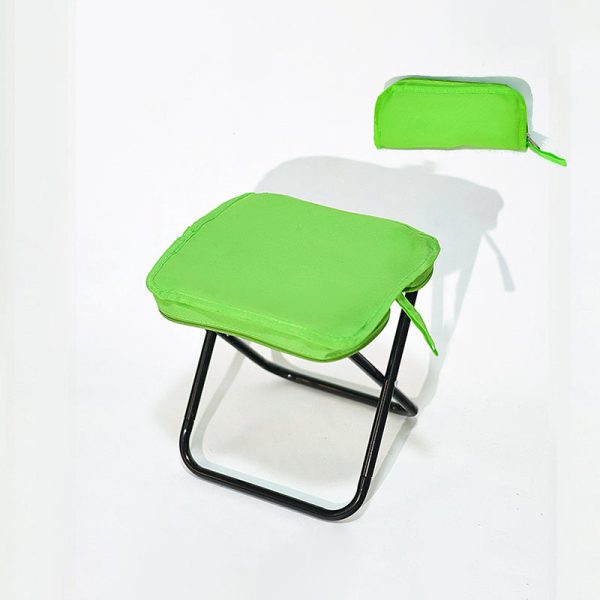 Modern Simplicity Oxford Fabric Carbon Steel Square Pocket Camping Low Stool With Foldable Design For Outdoor Patio - Image 14