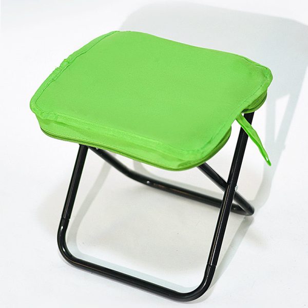 Modern Simplicity Oxford Fabric Carbon Steel Square Pocket Camping Low Stool With Foldable Design For Outdoor Patio - Image 15