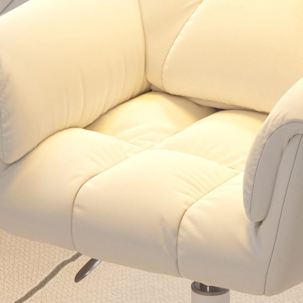 Modern Minimalist Square Upholstered Velvet Stainless Steel Metal Desk Chair Backrest For Home Office - Image 7