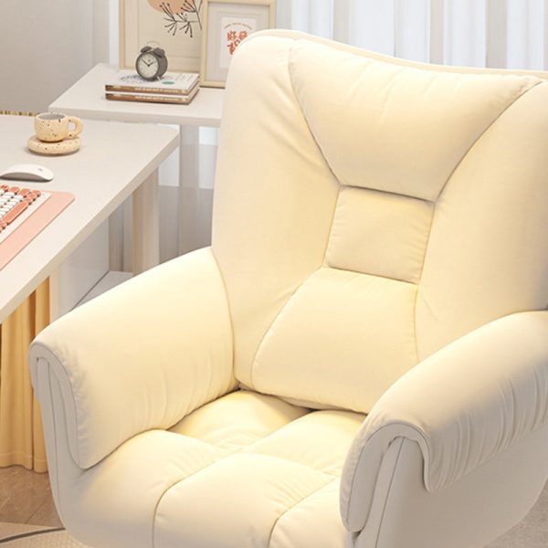 Modern Minimalist Square Upholstered Velvet Stainless Steel Metal Desk Chair Backrest For Home Office - Image 11