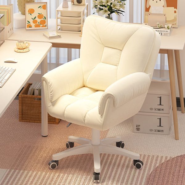 Modern Minimalist Square Upholstered Velvet Stainless Steel Metal Desk Chair Backrest For Home Office - Image 12