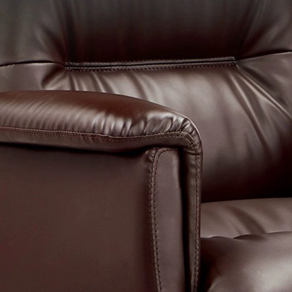 Modern Minimalist Leather Aluminum Alloy Cotton Rectangular Desk Chair Armrest Headrest Reclining For Home Office - Image 6
