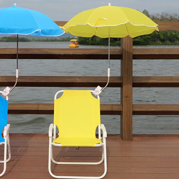 Contemporary Creative Kids PP Metal Square Cartoon Outdoor Foldable Recliner Backrest Sunshade For Outdoor - Image 22