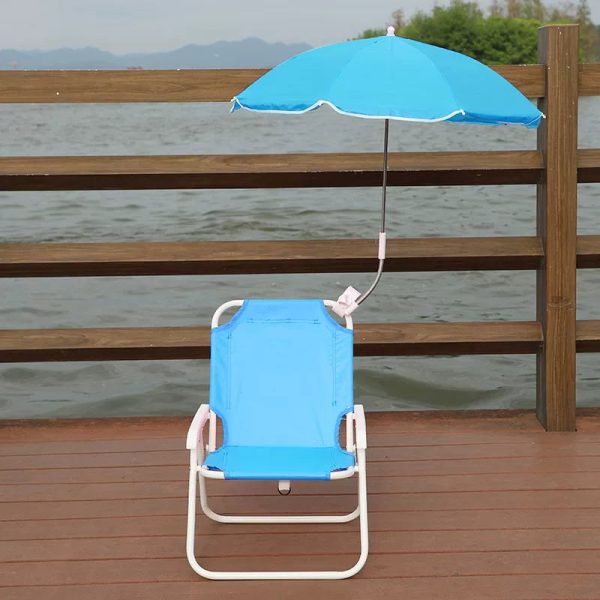 Contemporary Creative Kids PP Metal Square Cartoon Outdoor Foldable Recliner Backrest Sunshade For Outdoor - Image 20