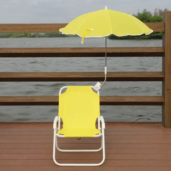 Contemporary Creative Kids PP Metal Square Cartoon Outdoor Foldable Recliner Backrest Sunshade For Outdoor - Image 21