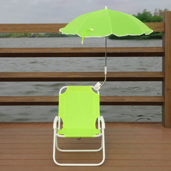 Contemporary Creative Kids PP Metal Square Cartoon Outdoor Foldable Recliner Backrest Sunshade For Outdoor - Image 7