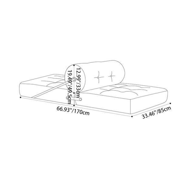 Modern Simplicity Velvet Leather Stainless Steel Sponge Square Tofu Foldable Lazy Sofa Backrest For Bedroom - Image 8