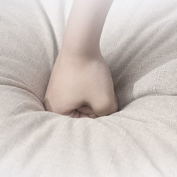 Modern Simplicity Linen Cotton Sponge Tofu Foldable Lazy Sofa Backrest For Bedroom - Image 11