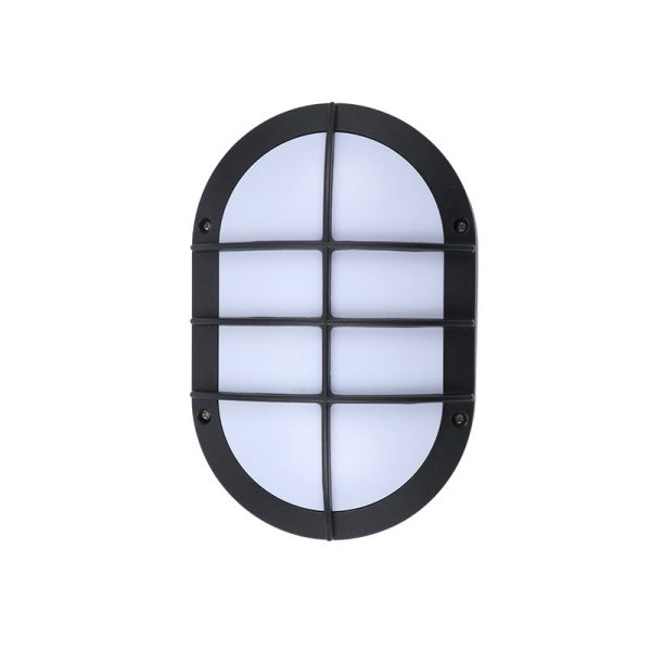 Modern Minimalist Aluminum & PC Oval LED Outdoor Wall Light, Waterproof For Patio & Balcony - Image 14