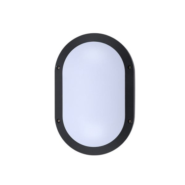 Modern Minimalist Aluminum & PC Oval LED Outdoor Wall Light, Waterproof For Patio & Balcony - Image 15