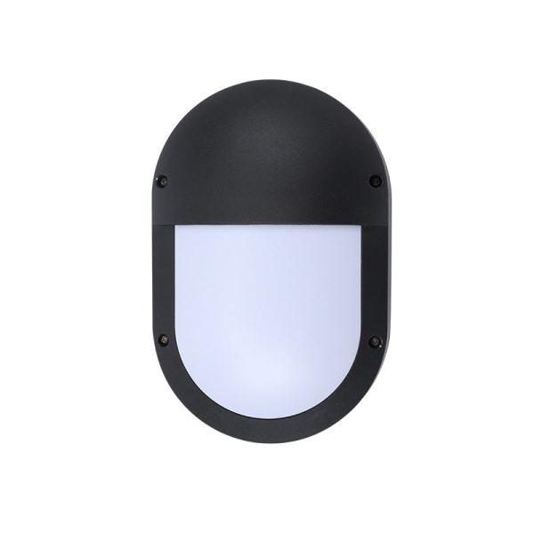 Modern Minimalist Aluminum & PC Oval LED Outdoor Wall Light, Waterproof For Patio & Balcony - Image 16