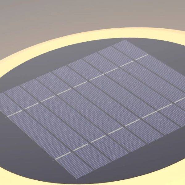 Modern Minimalist Stainless Steel & PE Round & Square LED Solar & Waterproof Outdoor Light For Garden, Yard & Patio - Image 10