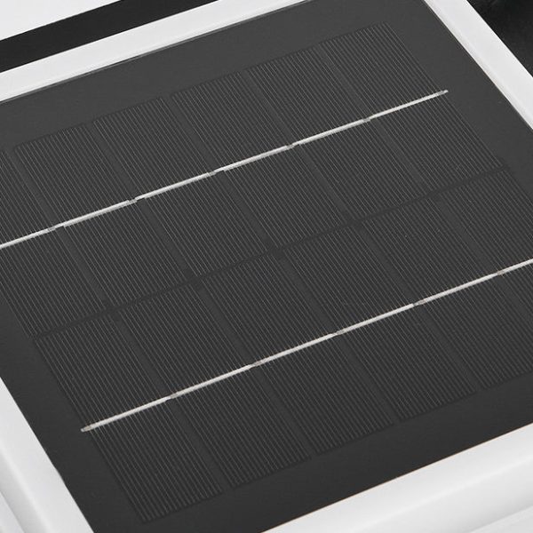 Modern Minimalist Metal, Rotomolded & Acrylic Square LED Outdoor Light With Solar & Waterproof Design For Garden & Patio - Image 6