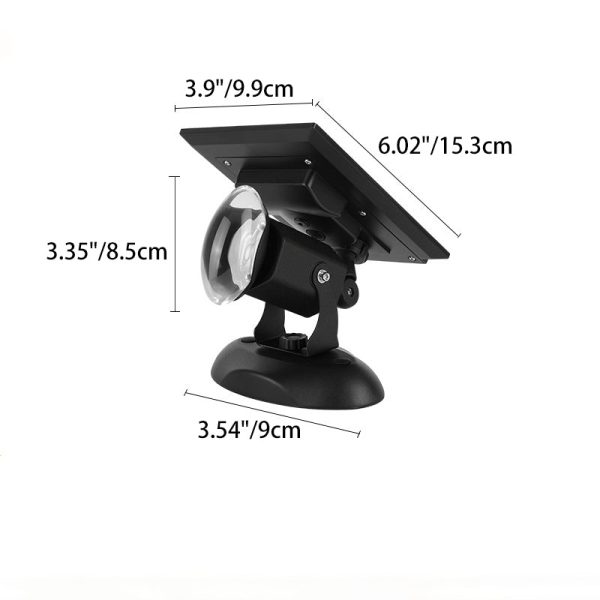 Modern Simplicity Solar Waterproof Aluminum Crystal Camera-Shaped LED Outdoor Light Ambient Spotlight For Garden And Outdoor Patio - Image 13