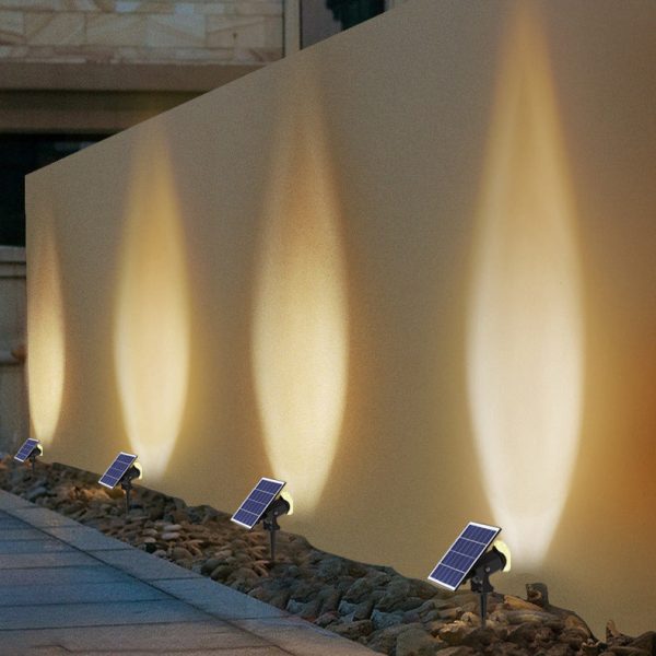 Modern Simplicity Solar Waterproof Aluminum Crystal Camera-Shaped LED Outdoor Light Ambient Spotlight For Garden And Outdoor Patio - Image 2