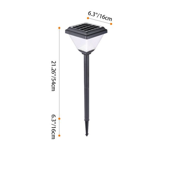 Modern Minimalist Square Cone Cylinder ABS PC LED Ground Plug Outdoor Light For Garden - Image 4