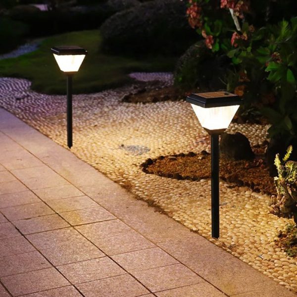 Modern Minimalist Square Cone Cylinder ABS PC LED Ground Plug Outdoor Light For Garden - Image 15