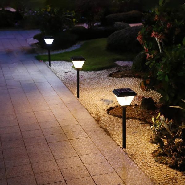 Modern Minimalist Square Cone Cylinder ABS PC LED Ground Plug Outdoor Light For Garden - Image 19