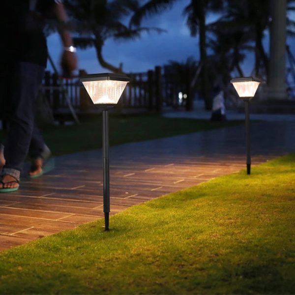 Modern Minimalist Square Cone Cylinder ABS PC LED Ground Plug Outdoor Light For Garden - Image 20