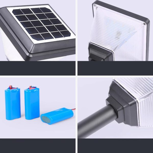 Modern Minimalist Square Cone Cylinder ABS PC LED Ground Plug Outdoor Light For Garden - Image 5