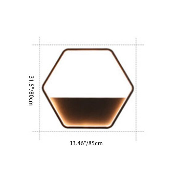 Contemporary Scandinavian Waterproof Round Hexagonal Semicircular Trapezoidal Stainless Steel Aluminum LED Outdoor Wall Sconce Lamp For Garden - Image 8