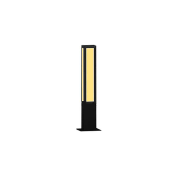 Modern Minimalist Waterproof Rectangle Galvanized Steel Acrylic LED Outdoor Light For Garden - Image 5