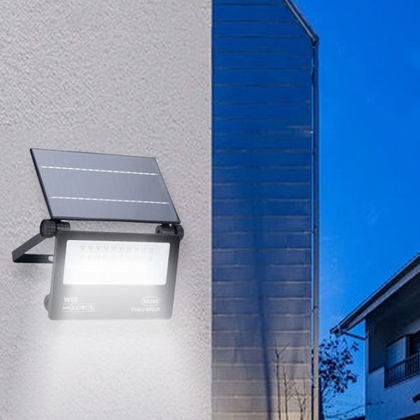 Contemporary Industrial Aluminum Glass Radar Human Body Sensing LED Solar Outdoor Wall Sconce Lamp For Garden - Image 2