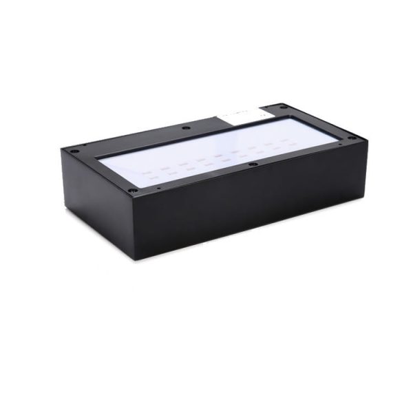 Modern Simplicity Rectangular Aluminum Up And Down Illuminated LED Solar Wall Sconce Lamp For Outdoor Patio - Image 11