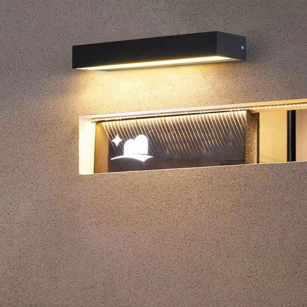 Modern Simplicity Aluminum Long Strip LED Waterproof Wall Sconce Lamp For Outdoor Patio - Image 7