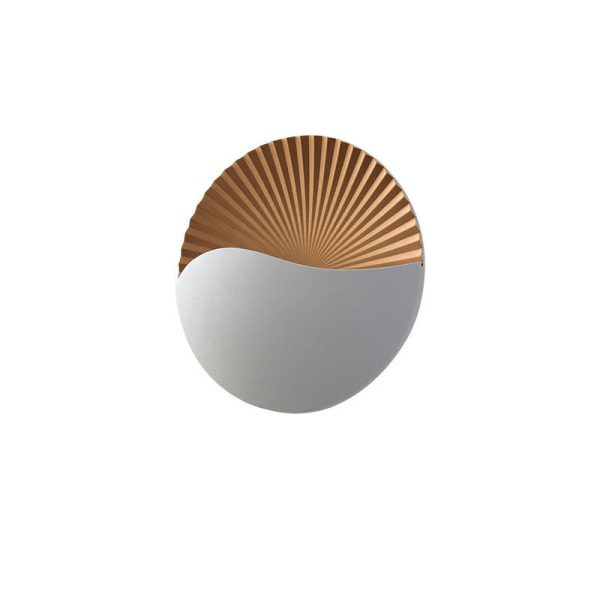 Modern Simplicity Aluminum PC Round LED Outdoor Wall Sconce Lamp For Garden - Image 17