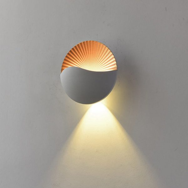 Modern Simplicity Aluminum PC Round LED Outdoor Wall Sconce Lamp For Garden - Image 13