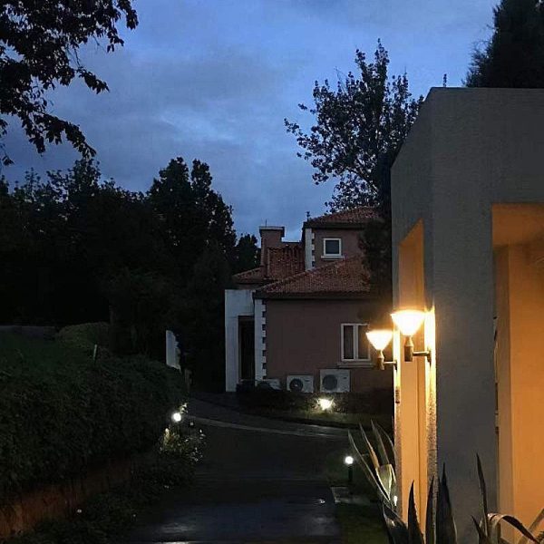 Modern Simplicity Conical Aluminum PC LED Solar Waterproof Wall Sconce Lamp For Outdoor Patio - Image 15