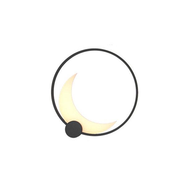 Contemporary Simplicity Geometric Circle Ring Stainless Steel Acrylic LED Solar Outdoor Wall Sconce Lamp For Garden - Image 13