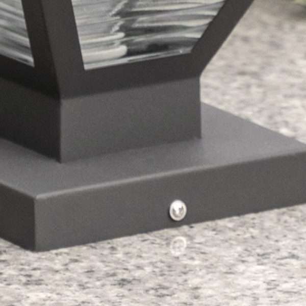Modern Minimalist Solar Waterproof Square Prismatic Stainless Steel Glass LED Outdoor Light For Patio - Image 11