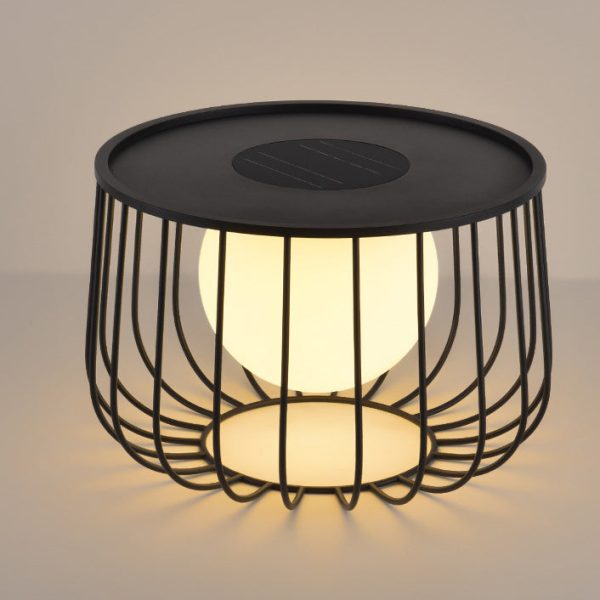 Modern Simplicity Openwork Round Orb Solar PE Stainless Steel LED Outdoor Landscape For Outdoor Patio - Image 18