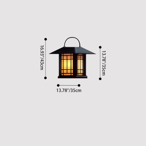 Modern Minimalist House Shape Square Acrylic Stainless Steel LED Outdoor Light For Garden - Image 4