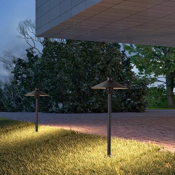 Modern Simplicity Waterproof Aluminum PC Umbrella Conic LED Landscape Lighting Outdoor Light For Garden - Image 21