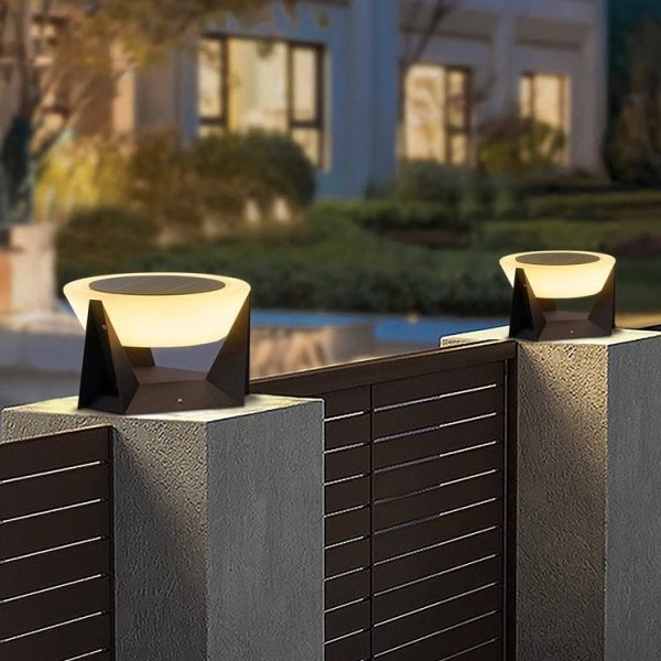 Modern Simplicity Solar Waterproof Stainless Steel PC Round LED Landscape Lighting Outdoor Light For Outdoor Patio - Image 19