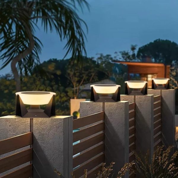 Modern Simplicity Solar Waterproof Stainless Steel PC Round LED Landscape Lighting Outdoor Light For Outdoor Patio - Image 20