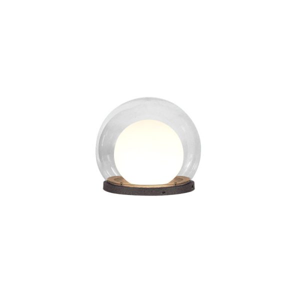 Modern Simplicity Solar Waterproof Stainless Steel PE PMMA Ball Moon 1-Light Outdoor Light For Garden - Image 18