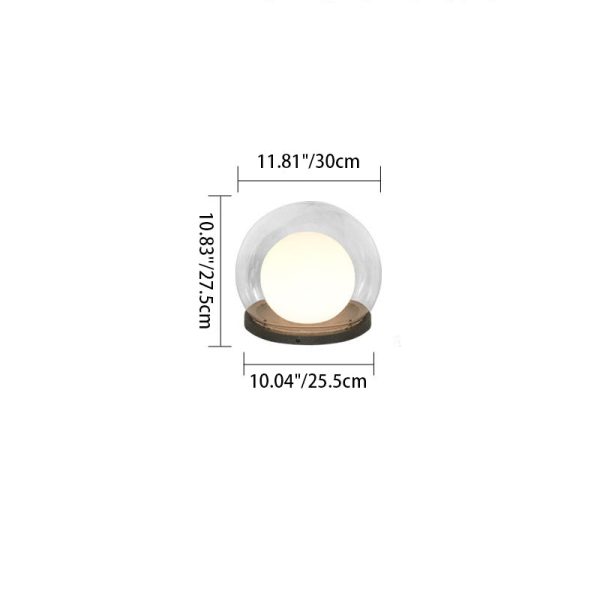 Modern Simplicity Solar Waterproof Stainless Steel PE PMMA Ball Moon 1-Light Outdoor Light For Garden - Image 7