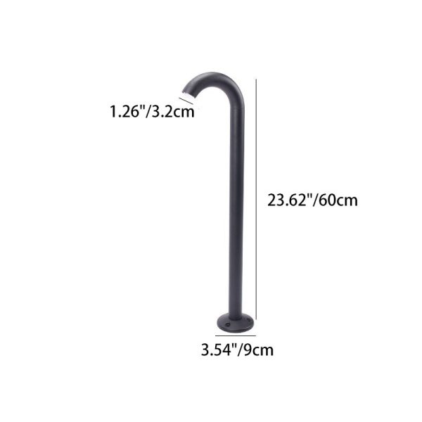 Contemporary Industrial Waterproof Aluminum Reinforced Glass Bent Tube LED Outdoor Light Landscape Lighting For Garden - Image 11