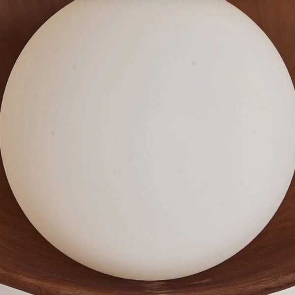 Modern Minimalist Round Iron Resin 1-Light Wall Sconce Lamp - Image 6